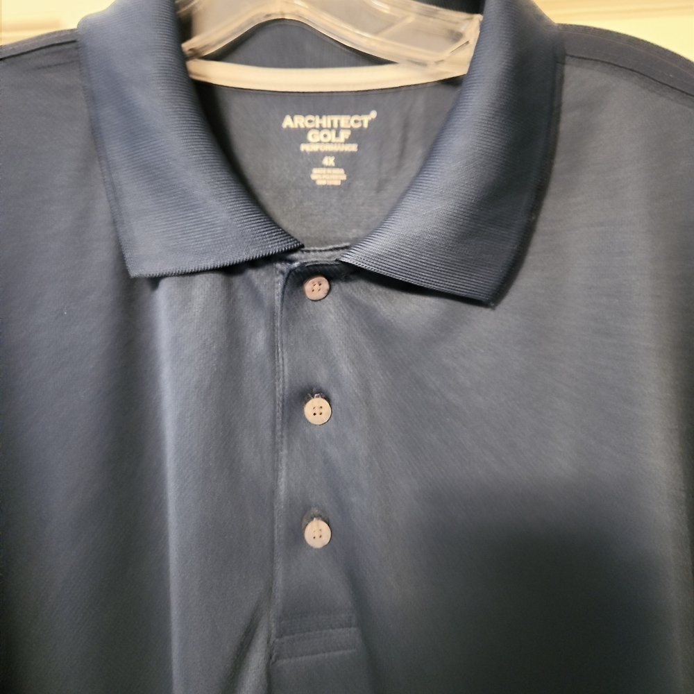 Architect Golf Men's Navy Polo Shirt NWOT